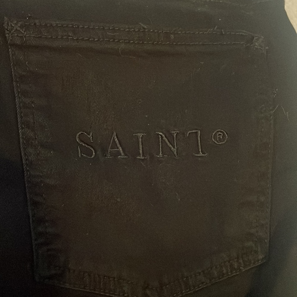 Saint Morta Rework Distressed Skinny Jeans - Picture 9 of 14